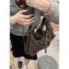 Autumn and winter new Maillard retro commuter backpack women's tide shoulder tote bag casual large capacity backpack