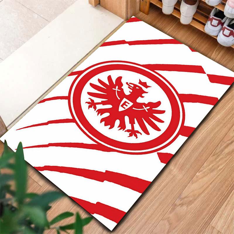 Eintracht Frankfurt Teppich für Wohnzimmer Schlafzimmer Zuhause Sofadekoration, Kinderspiel rutschfeste Bodenmatte