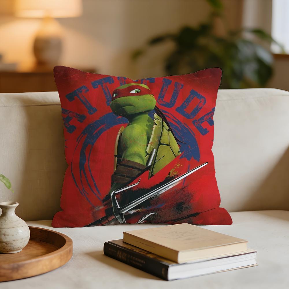 

Teenage Mutant Ninja Turtles Cushion Cover Short plush pillowcase for bed sofa carwashable 30x30cm