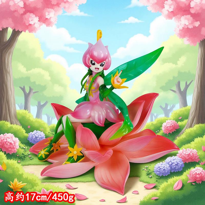 17cm Digimon Adventure Anime Figure Lilimon Figures Cute Collection Model Desktop Decoration Toys For Kid Birthday Gifts