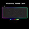 RGB Gaming Mouse Mat Pad - Large Extended Led Mousepad With 14 Lighting Modes , Anti-Slip Rubber Base Mouse Mat For Gamer