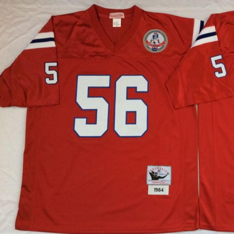 New England Patriots Vintage Embroidered Football Jersey Mitchell Ness NFL Team Apparel Men