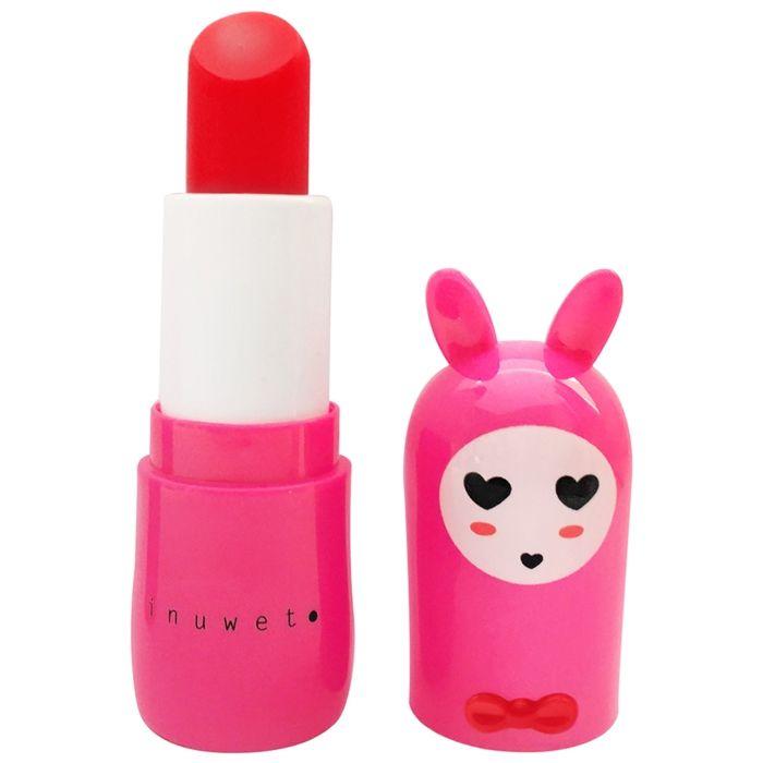 Baume À Lèvres Hydratant - Inuwet - Fraise - 3,5 G - Vegan - Fabriqué En France