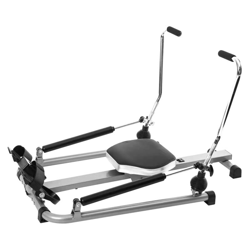 Heimtrainer Verstellbarer Rudergerät Rower Doppelte Hydraulische Widerstand