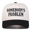 Baseball Stitching Stitched Embroidered Alphabet Problem Somebody'S Neutral Gender Women  Men For Caps Spring Autumn Outdoor Adjustable Casual Hats