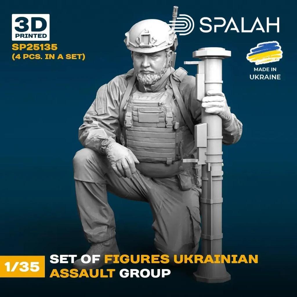 Sparach Ukrainian Assault Troops Set Resin Kit SPU25135 1/35 (person)