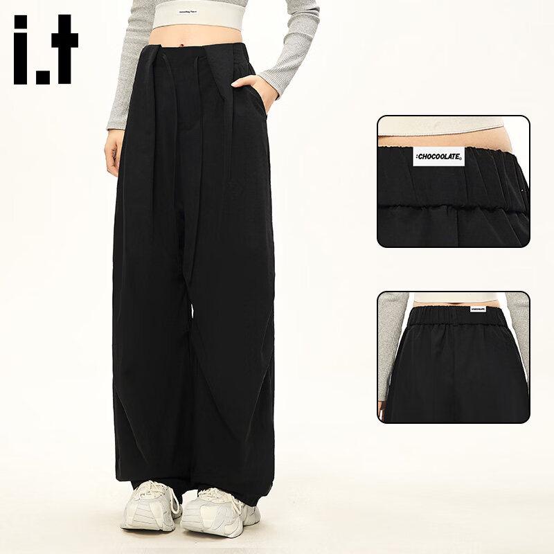 CHOCOOLATEit Women s Relaxed Fit Quick-Dry Cargo Parachute Pants L