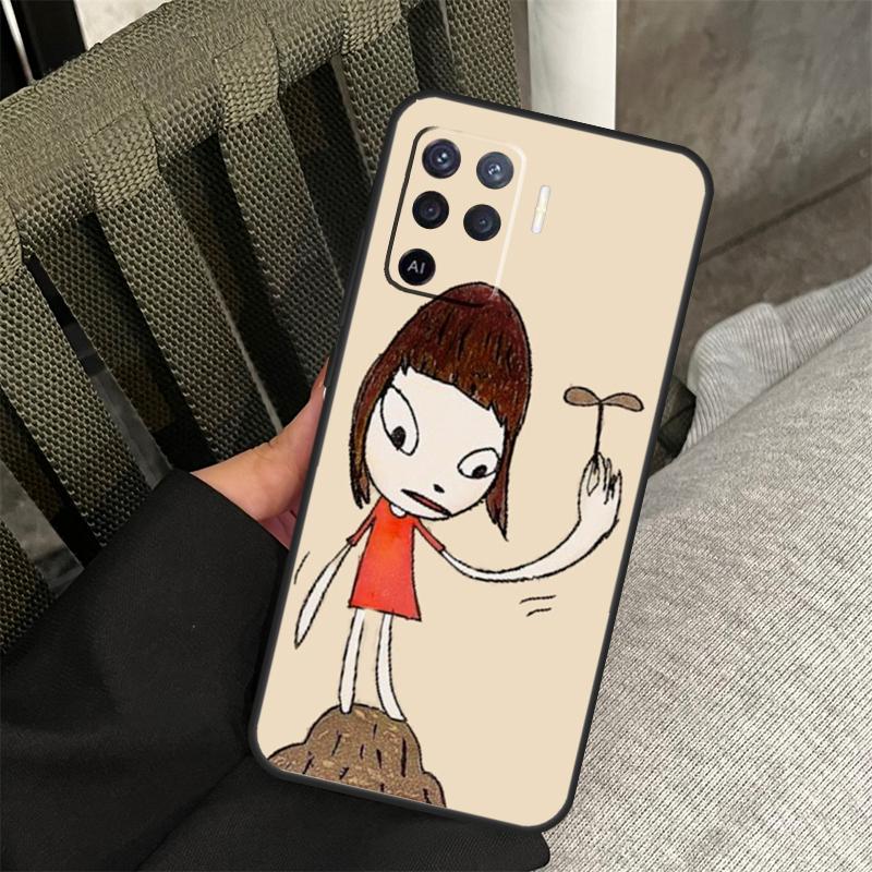 Yoshitomo Nara Hülle Für Oppo A18 A38 A58 A78 A98 A74 A94 A54 A40 A60 A80 A16 A76 A96 A15 A57S A17 A77 Abdeckung