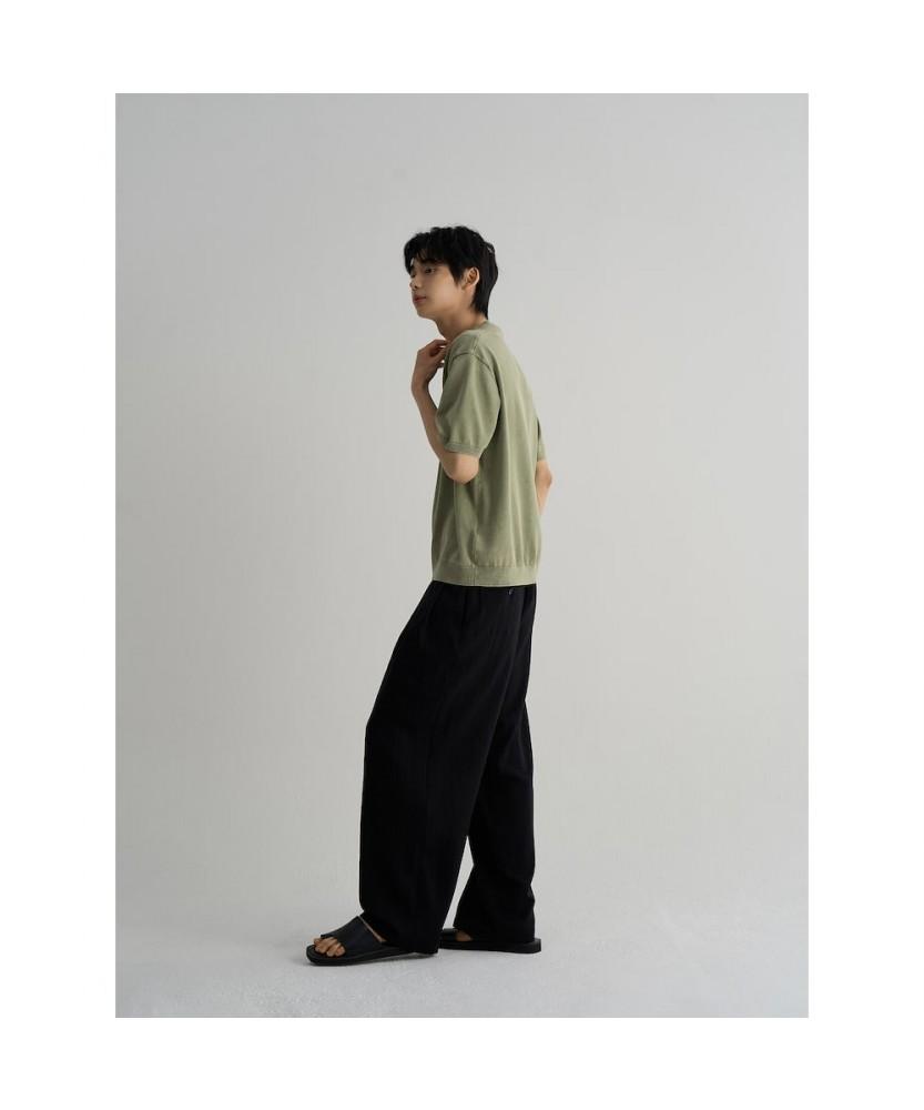 8SECONDS Lightweight Pintuck Banding Slacks Black
