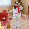 Girls Christmas Children's Clothing Christmas Snowman Clothing Snow Doll Snowball Baby Performance Clothing