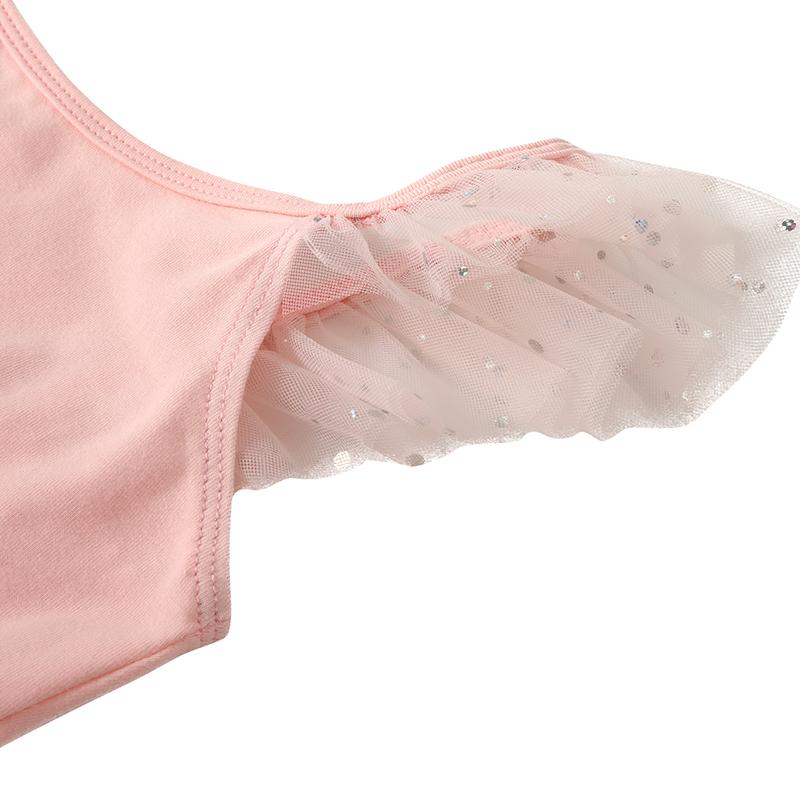 Süßes Kinder Ballett Kostüm Mädchen Kinder Ballett Rock Tanzkostüm mit Pailletten Kleid