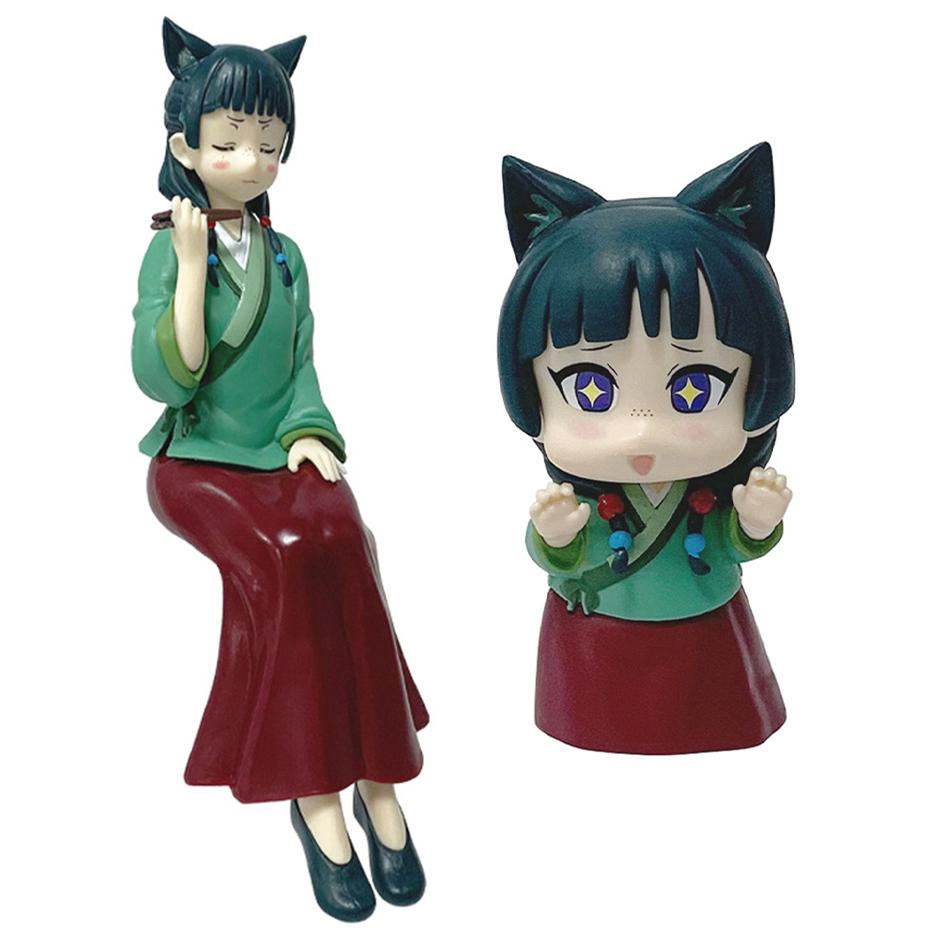 Medizin Haus Mädchen Anime Katze Figur PVC Modell Desktop Niedliche Figur Dekoration Ornament Anime Peripherie Geburtstag Geschenk