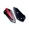 motokano Footpeg Heel Plate Guard - Compatible Models: ZX-25R, ZX-4R, ZX-4RR SE (Red)