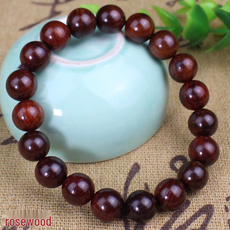 Sandalwood 10MM Single Loop Bracelets - Unisex Buddhist Beads Rosary Jewelry
