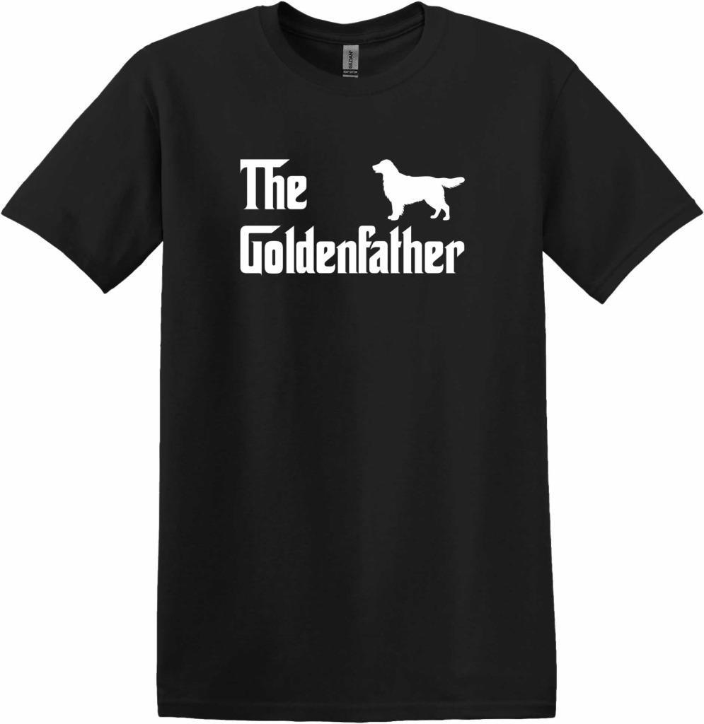Funny The Goldenfather Golden Retriever Dog Lover Father Dad T-Shirt S