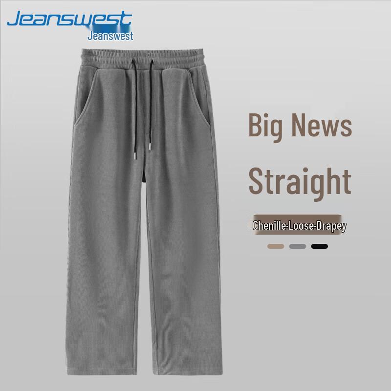 

Jeanswest Men s Chenille Straight-Leg Casual Pants 2XL