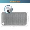 Electric Blanket 220V 110V Winter Hand Foot Legs Warmer Mat Heating Pad For Office Home Camping Heater Sheet Washable 60*30CM