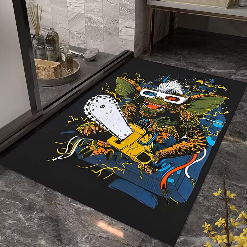 Whimsical Gremlins Adventure carpet printing floor mats Room Fashion Bathroom mat