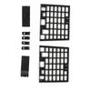2pcs Rear Window Side Storage Rack Aluminium Alloy Modular Storage Panel Replacement for Land Rover Defender L663