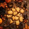 12 Pieces Halloween Cookie Cutters Set Stainless Steel Pumpkin Ghost Witch Hat Bat Spider Owl Coffin Crown Shape Baking Tools