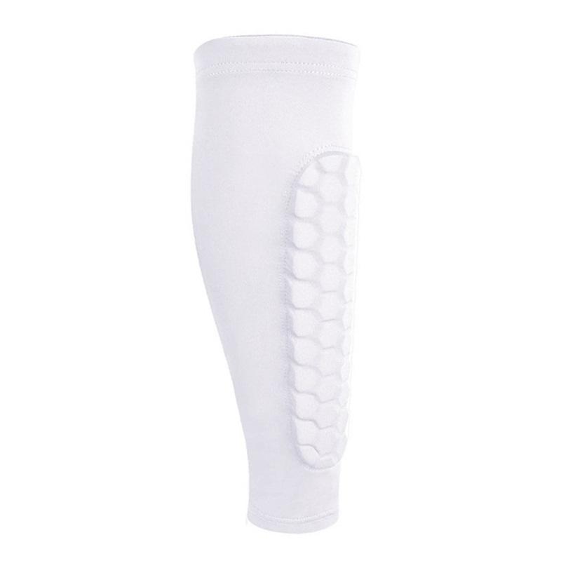Shin Soccer Guard Calf Compression Sleeve Honeycomb Pads Breathable Tool Guard