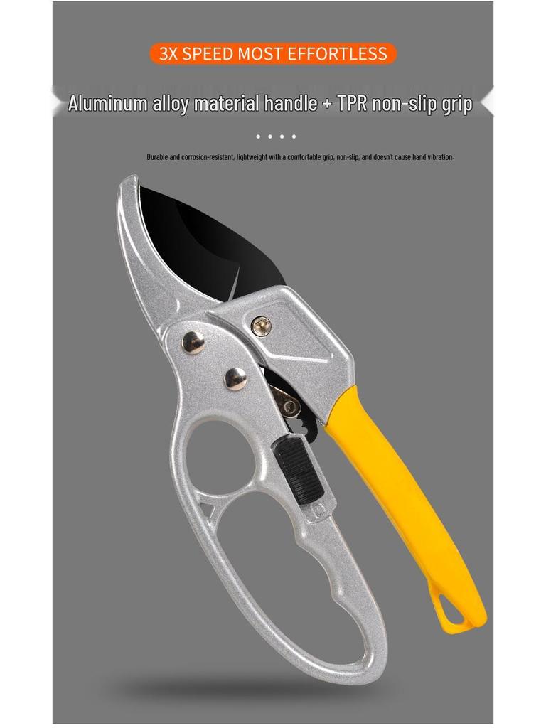 Horticultural Labor-Saving Pruning Shears: Powerful, Segmented Design for Thick Branches and Fruit Trees