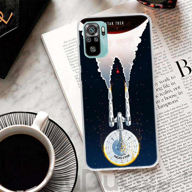 Star Movie T-Trek Cover For Xiaomi Redmi Note 10 9S 9 8T 8 Pro 7 5 Mi 9T 10T 11T 12T 11 12 Lite 12X A3 A2 A1 Print Coque