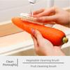 Multifunctional Vegetables Wash The Brush Flexible Kitchen Hygiene Cleaning Brush Fruit Cleaning Brush