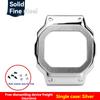 Per serie G-SHOCK Casio DW-5600 GM-5600 GW-B5600 DW5600/60 GW-M5610 GA2100 cinturino bracciale in resina siliconica con catena