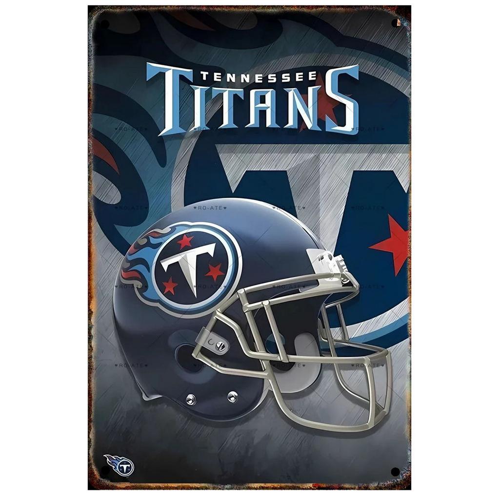 Football Helmets Metal Tin Signs Wall Decoration Plaque Vintage Art Poster Iron Painting for Man Cave Home Cafe Garden Club Bar