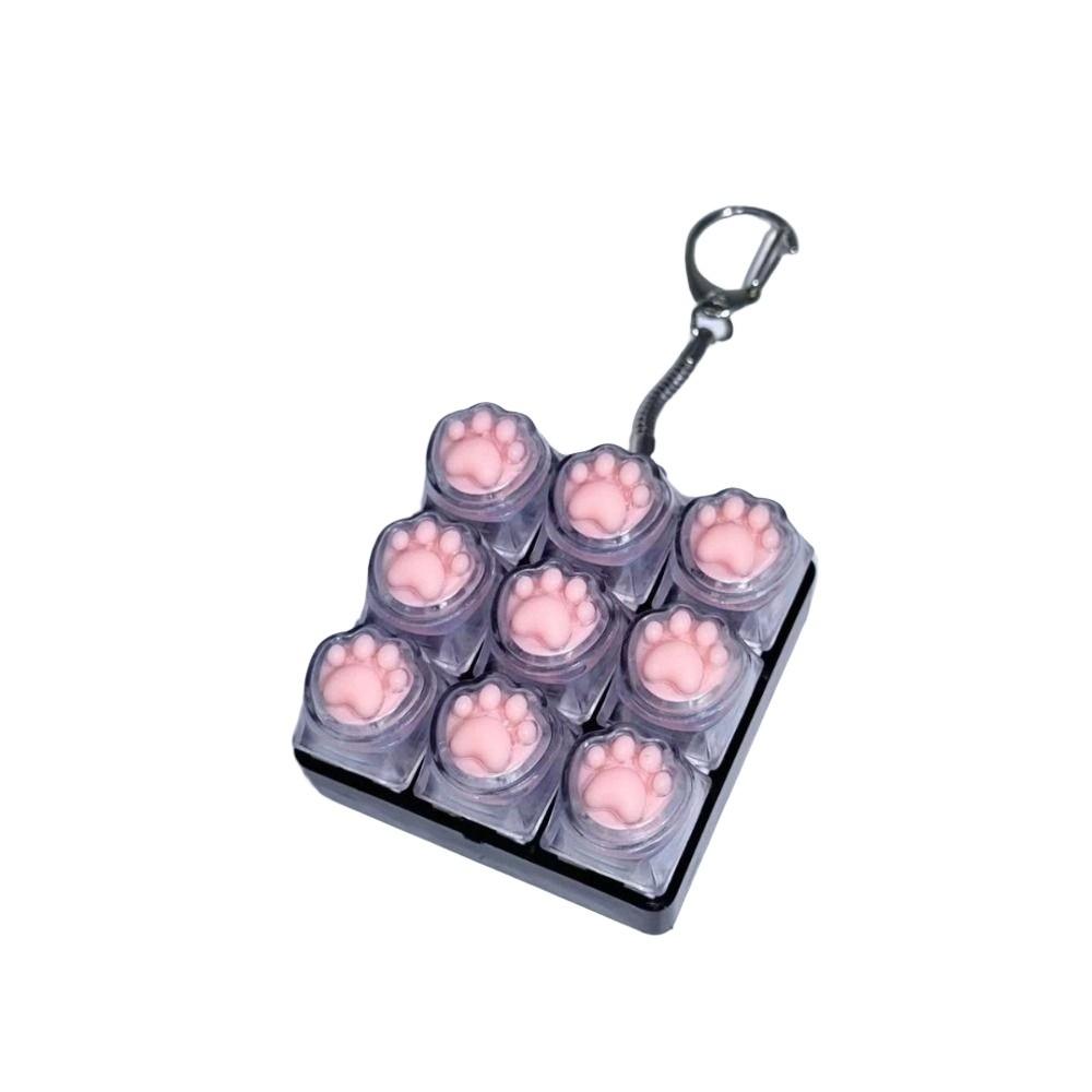 9Keys Keyboard Clicker Toy DIY Keyboard Clicker Toy Relaxing Finger Keyboard Cap  Pass Time