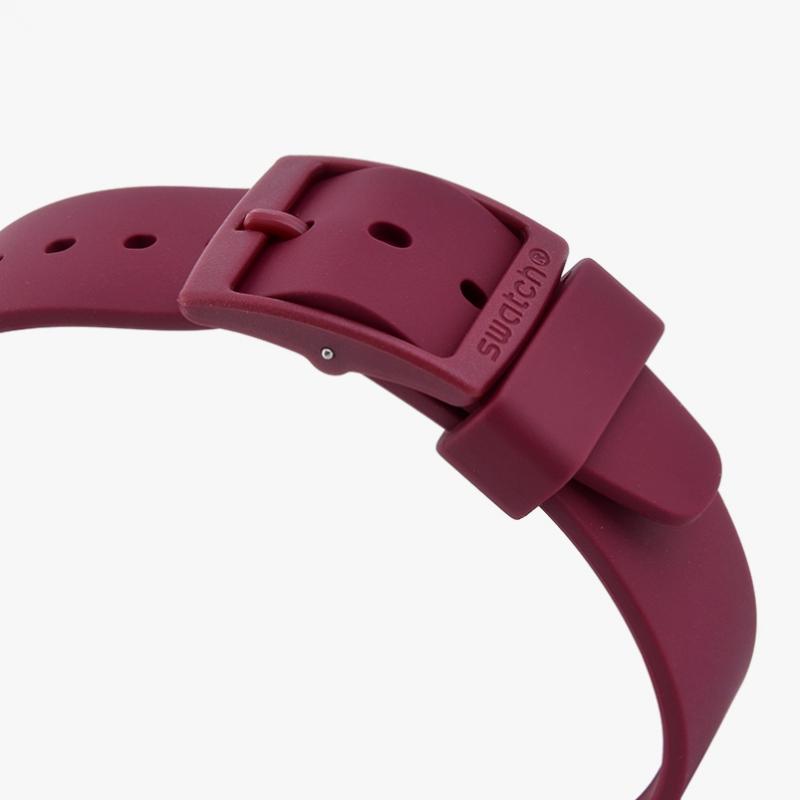 SWatch So28r115 Thru The Crown Glass Public Urethane Watch