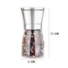 Kitchen Supplies Grinder Stainless Steel Salt And Pepper Grinder Adjustable Ceramic Sea Salt Mill Kitchen Tools YA037