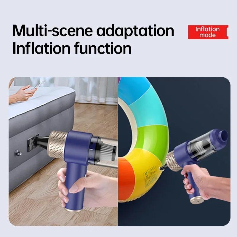 6500PA Wireless Portable Vacuum Cleaner Car Handheld Mini Cordless Dust And Water Vacuum Cleaner Car Cleaning Accessories