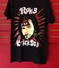 Vintage Roky Erickson Kurzarm Baumwolle Vollgröße Unisex Schwarz T-Shirt Unisex T-Shirt