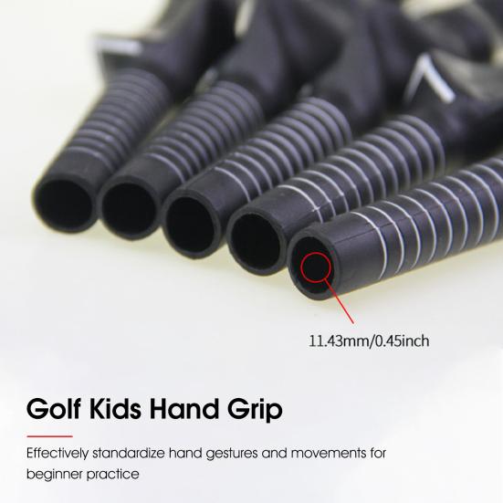 Club Grip Anti Slip Swing Exercises Ergonomic Design Beginner Correct Training Golf Grip