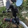 Universelle Aluminiumrohrklemme Halterung Schnell lösbare Halterung für Smartphones Kameras an Motorrädern Fahrrädern & Fahrzeugen