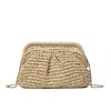 Hollowed Out Shell-shaped Weave Bag Chain Strap Beach Bag Casual Straw Shoulder Bag  Summer