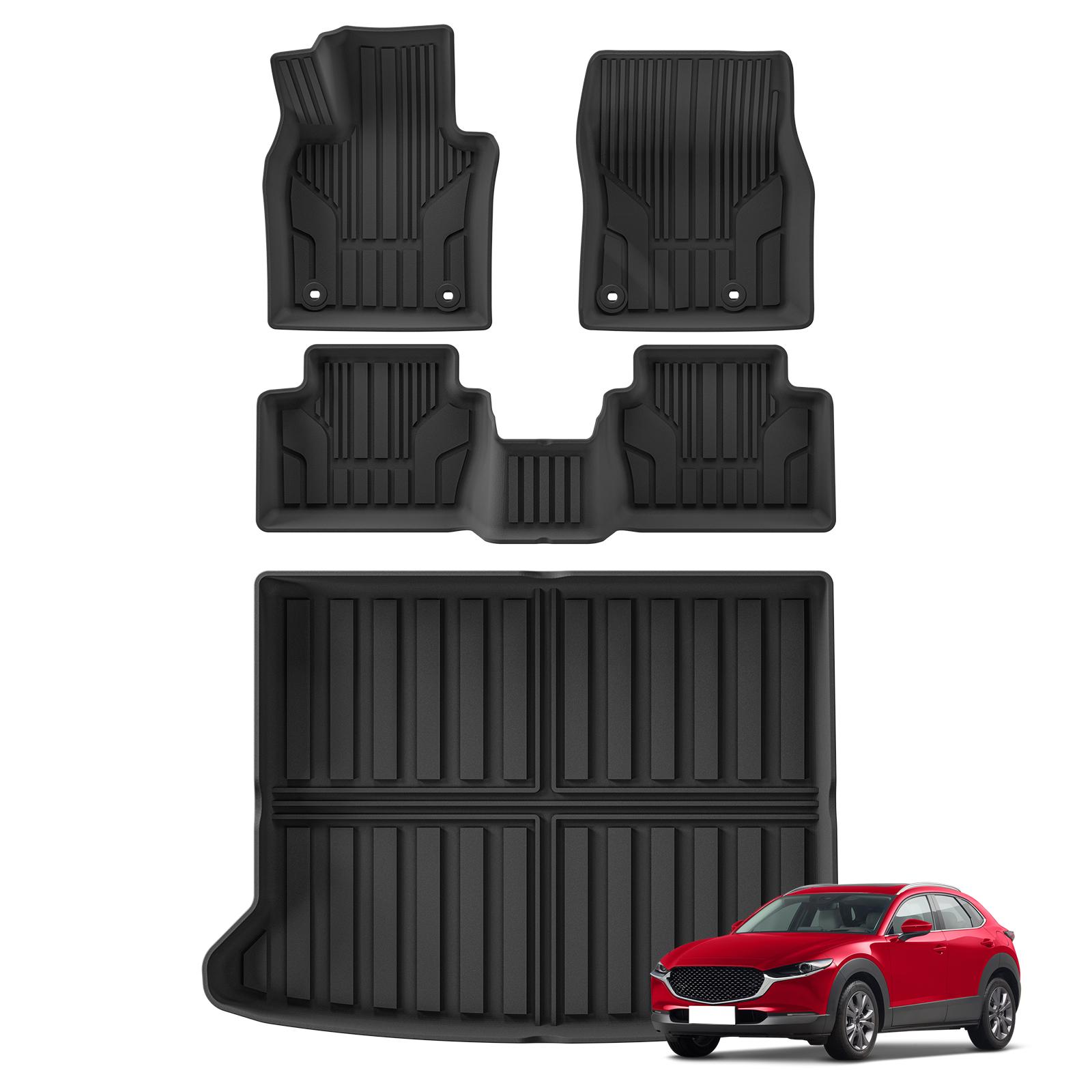 

Left Drive for Mazda CX-30 4WD Fuel 2020-2026 TPE 3D Floor Mats Trunk Pad Waterproof Foot Pad Crago Liner Car Accessories