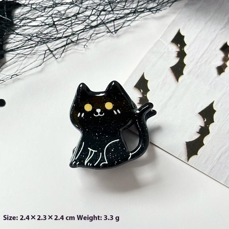 Pumpkin/Ghost Halloween Theme Hair Claw Clip Holiday Party Headwear Hair Claws For Hair Diy Accessory Hair Styling