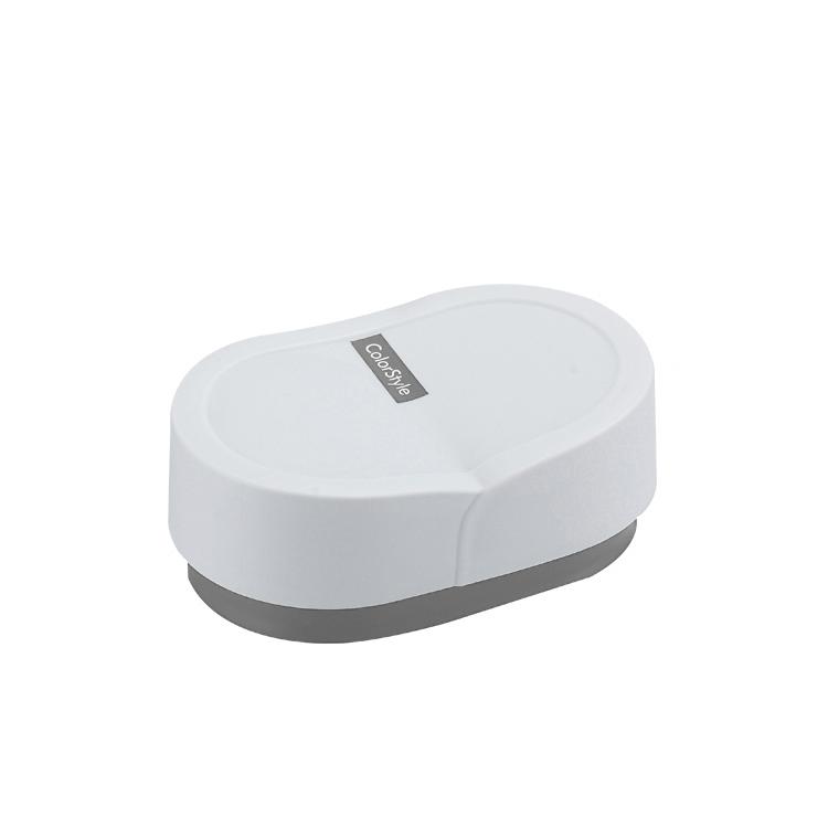 Wholesale Low Price Eco-Friendly Simple Newest Design Durable Easy Cleaning Hotel Bathroom Plastic Soap Storage Holder Drain серый