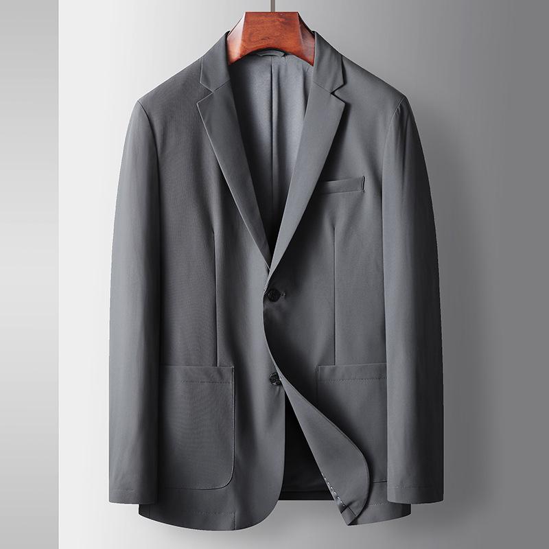 Spring and Autumn Light Luxury Business Single West Middle-aged and Young Solid Color Single-breasted Trendy Suit Jacket