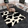 1pc Cow Print Chair Mat: Anime Cartoon Design, Non-Slip Office Rug for Home Decor, Seasonal Gift, Suitable for Office and Living Room.A032