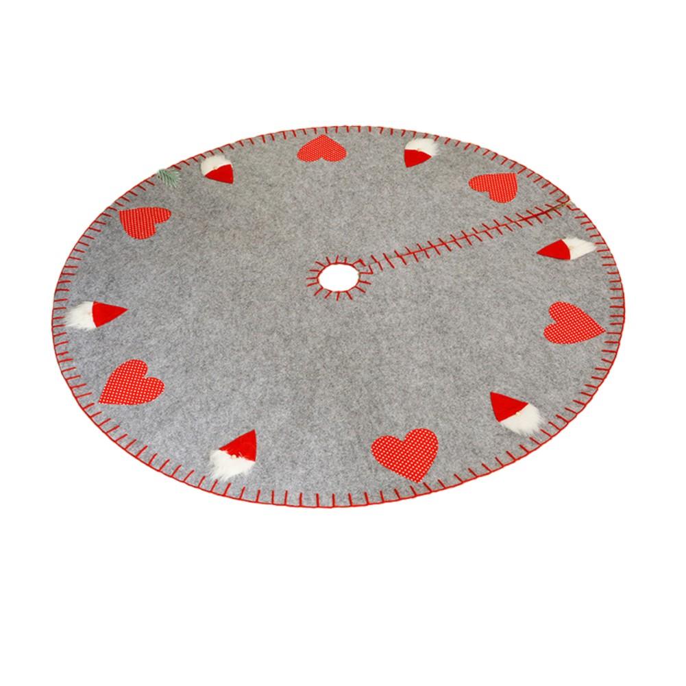 

Уютный декор Юбка для рождественской елки Рождественское праздничное украшение Gray 98cm