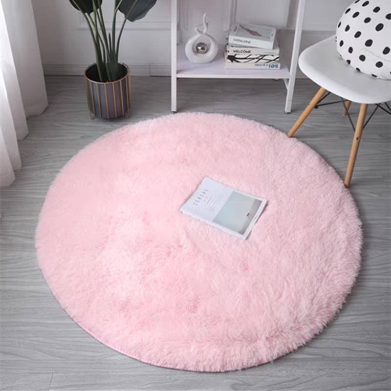 Tie-dye Living Room Carpet Round Wear-resistant Coffee Table Mat Sofa Blanket Bedroom Bedside Blanket