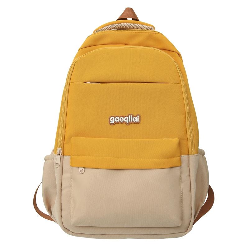 Schoolbag Backpack Leisure Sports Junior High School Student School Bag Computer Large Capacity Outdoor Travel Simple Backpack
