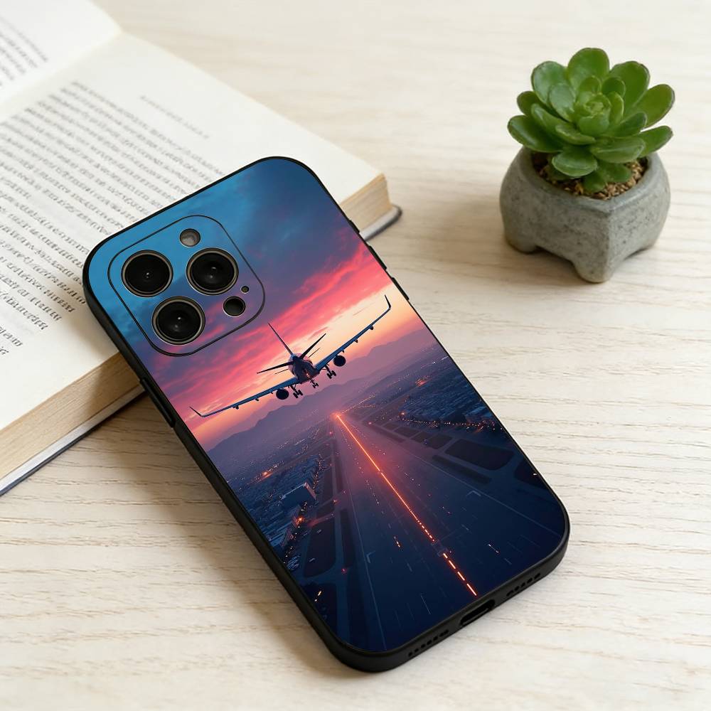 a-Airplane p-Plane  Phone Case Silicone Soft For IPhone 17 16 15 14 13 12 11 X XR Plus Pro Max Plus
