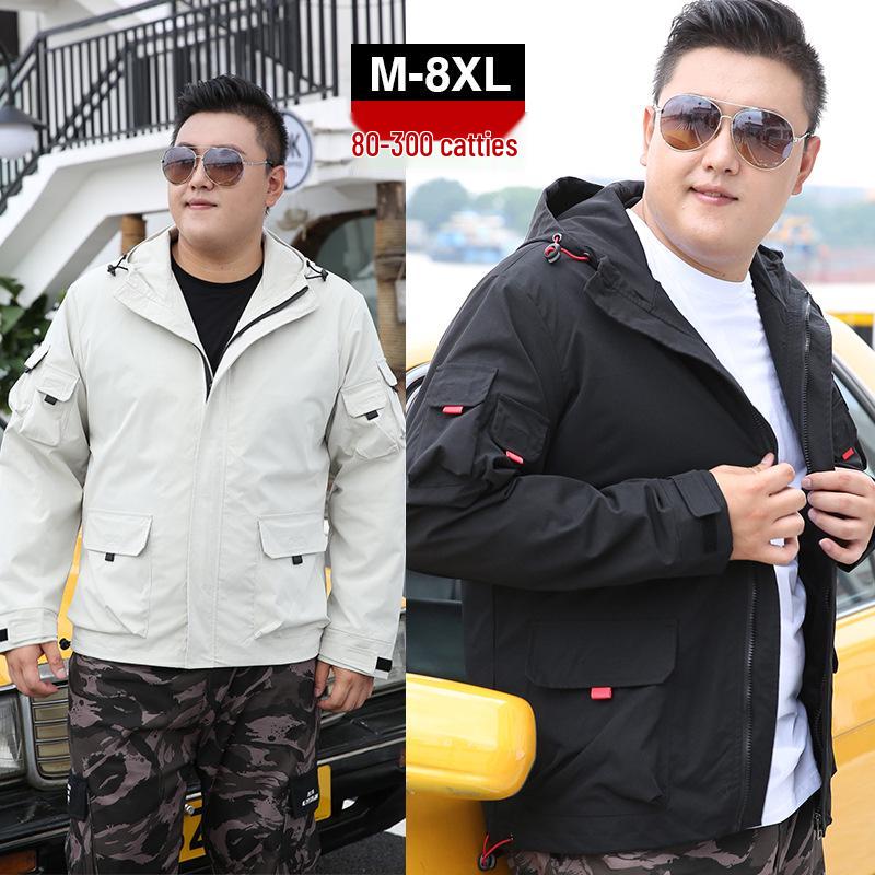 Pánská módní pracovní bunda nadměrné velikosti na jaro/podzim 2019