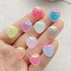 30pcs Glitter Resin Colorful Mini Cute Strawberry Nail Art Flatback Rhinestone Applique DIY Wedding Scrapbook Decor Craft