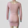 Women's Spring Spice Girl Pure Wind Suction Pleated Slimming Long-sleeved Dress